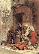 Confession of an italian woman Karl Briullov